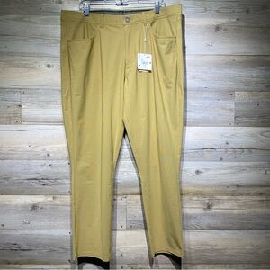 Puma 101 Golf Pants Men’s 38x30 Antique Bronze 5-Pocket Stretch Slim Straight